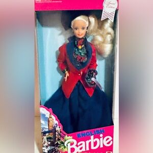 English Barbie Dolls Of The World Vintage 1991 Mattel #4973